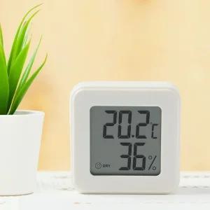 고품질 이시아르 소형 미니 디지털 온습도계 디지털알람시계 (WD9751A)