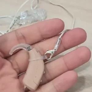 스트랩 보청기 분실 방지 목걸이 고정끈 클립줄 더블 이어