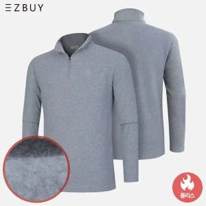 이지바이 소프트웜 남성 플리스 집업 데일리 낚시 등산 아웃도어 티셔츠 (M6WT05)