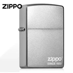 BooRa 지포 라이터 미국 오리지널 정품 205 로고 스크럽 한번 켜면 꺼지지 않는 불꽃 지보 커스터마이징