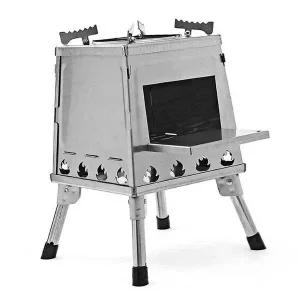 [셀러에이드]화목난로 야외 화로 접이식 캠핑 화로대 장작난로