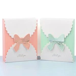 으뜸 리본 정사각 선물케이스 접이식포장박스