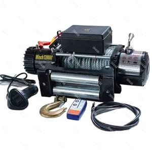 12V 24V 전기 윈치 차량 리프팅 기계 강철 케이블 크레인 휴대용 호이스트