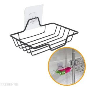 세면대 부착식 스텐망 비누받침 싱크대 수세미받침