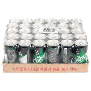롯데칠성음료 칠성사이다 제로 210ml 30개