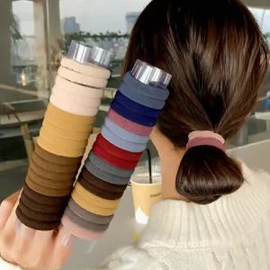 두꺼운 안아픈 머리끈 대용량 여성 고무줄 튼튼한 안끊어지는 스크런치