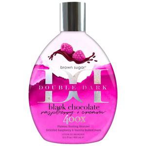맥스 실리콘 스킨 하이드레이터 고급 컬러 인핸서가 포함된 브라운 슈가 블랙 초콜릿 라즈베리 크림 400X 플래토 부스팅 브론저 13.5온스 태닝 로션