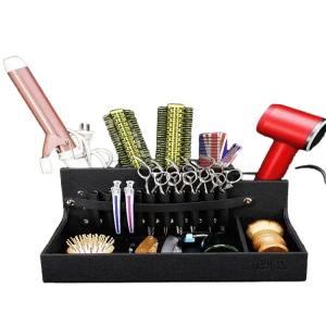 미용 미용실 원목 거치대 가위집 빗 수납 바리깡 가위정리대