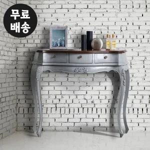 [벤티스가구]비엔 원목 콘솔 엔틱 테이블 현관 수납장 복도장 미니 콘솔 폭좁은 수납장 거실 복도장