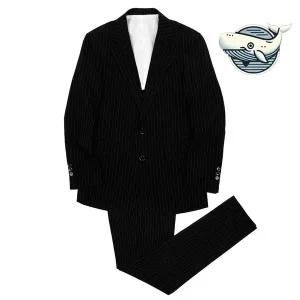 여름 남성 스트라이프 세미정장 모던 하객룩 결혼식남자하객패션