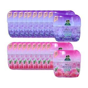 산도깨비 화장실용 방향제 실내용 비치형 탈취제 라벤더향 10개 피치향 10개