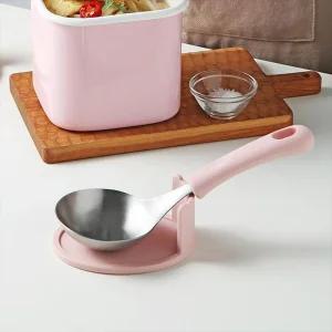 스텐 미니국자 실리콘 서빙 스테인레스국자