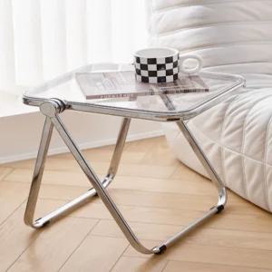 아크릴 접이식 테이블 탁자 협탁 모듈 분무 침실 베드