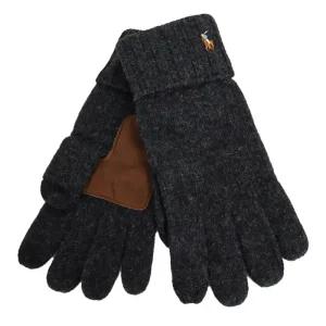 폴로랄프로렌 25FW 남성 시그니처 메리노 울 터치 장갑 챠콜 PC0494 012