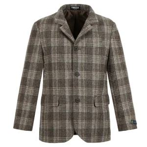 [레노마 옴므]레노마 울실크 스탠다드핏 스탠드카라 자켓 브라운 RNDMBJ54A