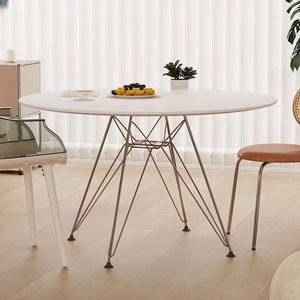 프리츠한센 테이블 원형 다용도 실버발 화이트 신혼 120x60 사이드 접이식 80cm