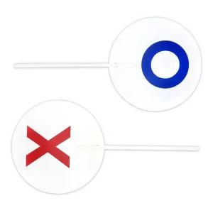 OX부채/오엑스부채/퀴즈부채/양면부채/단체행사부채