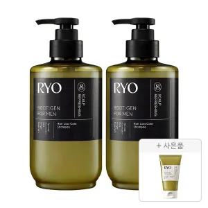 려 루트젠 남성 탈모증상전문케어 샴푸 515ml, 2개+증정(트리트먼트 100ml, 1개)