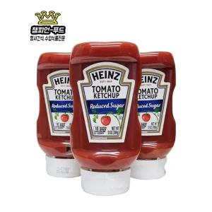 [Heinz]하인즈 노슈가 리듀스드 토마토케첩 369g x 3개 저칼로리 소스 무설탕 노슈거