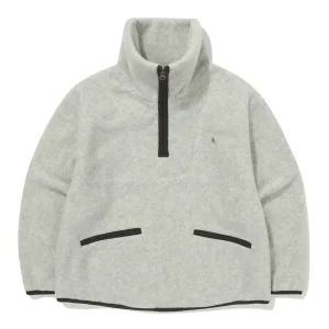 빈1 BZ71TS01GY 그레이 폴라폴리스 하프 집업 티셔츠