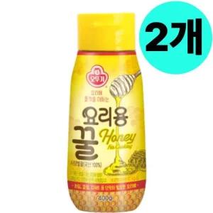 오뚜기 요리용 꿀 사양벌꿀 400g X2 요리꿀 꿀물 꿀차