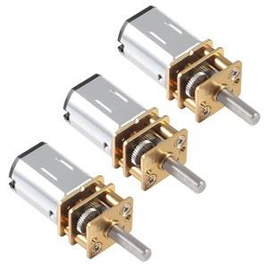 DWEII 3PCS DC 6V 500RPM 속도 감소 모터 N20 3mm 샤프트 미니 메탈 기어 휠 기어 모터, 로봇 휠 DIY 토이스트 모델용 풀 메탈 기어박스 마이크로 모터, DIY 엔진 장난감