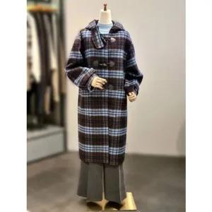 [갤러리아] ab.f.z 핸드메이드 떡볶이 단추 후드 더플 롱 코트 ACZ4HC03K