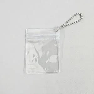 [셀러허브 패션]투명 지퍼백 볼체인 키링 만들기 DIY 세트 10개입 6x8