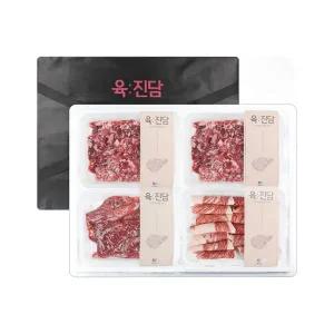[소비기한 임박] 육진담 한우 차돌정육 실속 선물세트(냉동), 1개