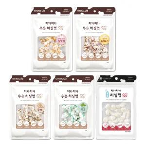 네츄럴랩 치카치카 우유 치실껌 5종 강아지간식