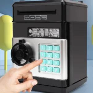 어린이 비밀번호 저금통 미니 금고 ATM 지폐 동전 장난감