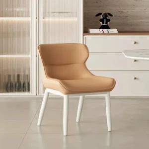 미니멀 밀키웨이 가죽 감성 스툴 의자 화장대의자 카페