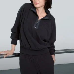 [안다르] 소프트 플리스 크롭 카라 집업 AOFHZ-19