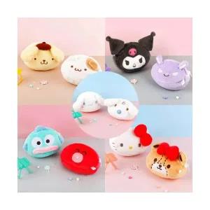 산리오 양면 리버시블 파우치 동전지갑 시나모롤 쿠로미 마이멜로디 포차코 헬로키티