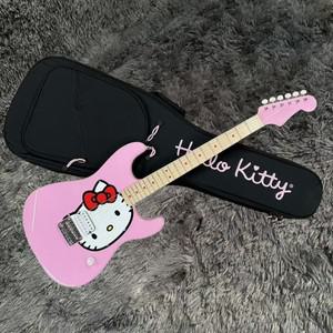 헬로키티 일렉트릭 기타 알더 바디 메이플 넥 21 프렛 #369 기념일 한정판