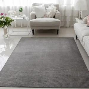 거실보온러그 차콜 150x200 극세사 도톰한 촉감 따뜻한 겨울 거실 인테리어용