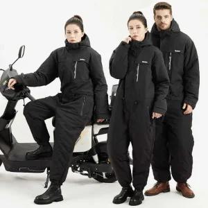 일체형 스키복 방풍 패딩 방한복 라이딩 우주복 바이크 배달