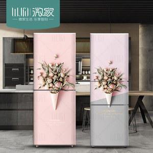 예쁜 꽃그림 냉장고 스티커 리폼 시트지 인테리어 필름지