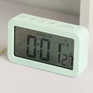 탁상 알람 시계 인테리어 타이머 휴대용 디지털 알람 시계 무소음 미니 데스크 스터디 독서실 수험생