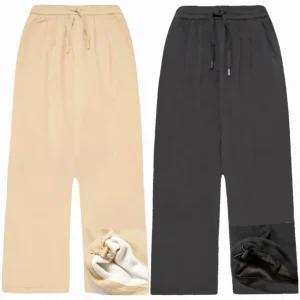 [행텐][모다춘천]여성 2TUCK 퍼 본딩 와이드 밴딩팬츠 10490-138-822-12_CC