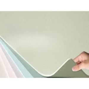 책상보 매트 책상 책상커버 방수 고무판 깔개 책상소품 깔판 말차그린 맞춤 사이즈