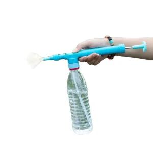 압력식 음료병 자동분무기 생수병 물 습도 호환 보충 전동 분사기 화이트