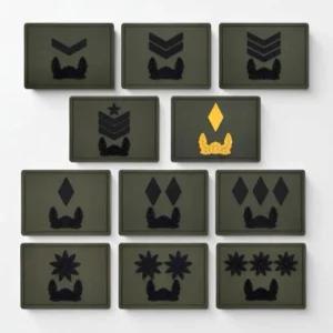 군대 계급장 와펜 부대 벨크로 패치 찍찍이 로고 옷 밀리터리 스티커 소위 미군