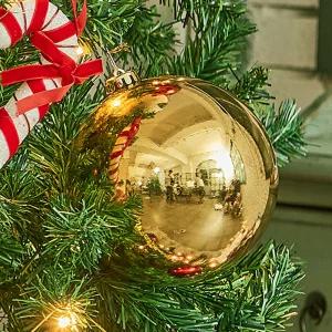 크리스마스 트리장식 대형 금색 볼 공 3개 업소용 집 거실 꾸미기 사무실