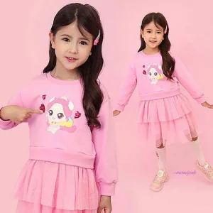 캐치티니핑 9부 원피스 오로라핑 맨투맨 프릴abc643