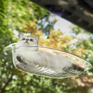 고양이 튼튼한 아크릴 투명 해먹 1P 윈도우 베드 휴식