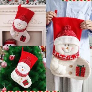 크리스마스 꾸미기 트리 장식 선물 주머니 대형 양말