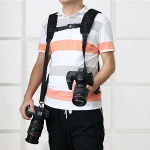 카메라 넥 스트랩 DSLR 듀얼 더블 퀵 피사체