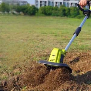 전동경작기 미니 밭갈이 충전식 괭이 잡초 소형 전지송토기 미니관리기 농기계 배터리