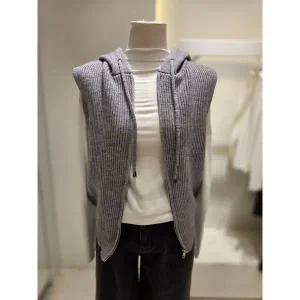 [SOUP](신세계 사우스시티) 집업 후드 니트 조끼 (SBBVK30)